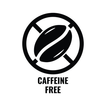 Caffeine Free Bold Black Line Icon