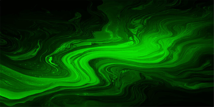 A captivating blend of swirling green liquid creates an otherworldly, abstract visual, evocative of energy and mystery.