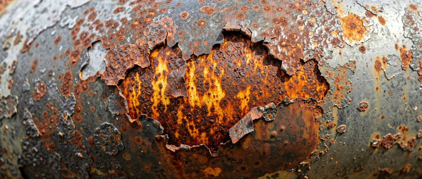 Broken fire  with a hole, ideal for urban or industrial scenes