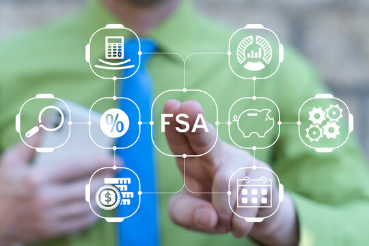 Concept of FSA Flexible Spending Account.