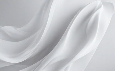 Obraz premium White Fabric Drapery