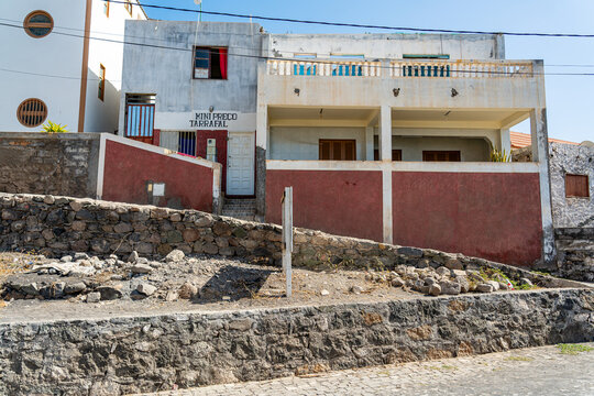 Tarrafal streets of Monte Trigo, Santo Ant&atilde;o Island-Cape Verde.