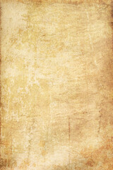 Naklejka premium Beige Distressed Vintage Chinese Kraft Paper Texture Background