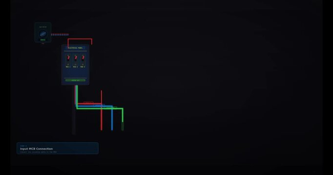 Electrical System Wiring and Installation Process Animation Tutorial