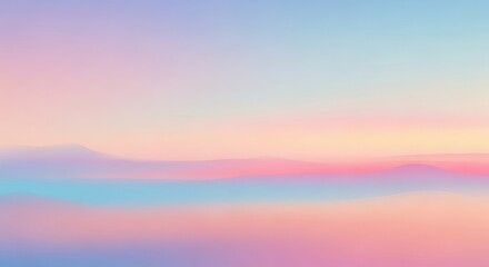 Fototapeta premium Abstract Pastel Colors Blend Beautifully in a Soft and Dreamy Background.