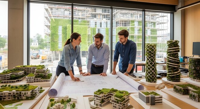 バイオフィリック設計の協議：建築家と植物学者の協働