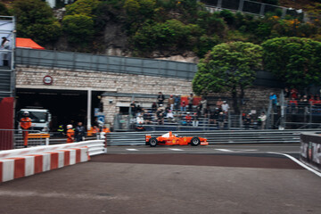 Fototapeta premium Ferrari F1 2002 at the Monaco F1 classic race