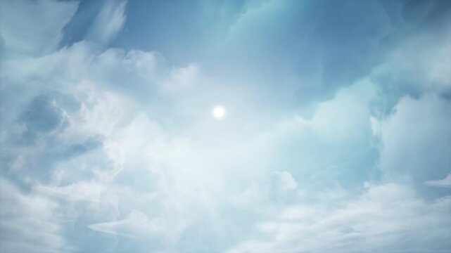 Chaotic Skies On The Background 43