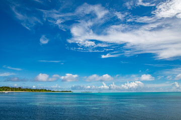 Obraz premium Lagoon, Ocean and islands, Kayangel atoll, Palau