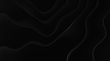 Premium black and dark gray with horizontally repeating wave patterns create visual depth and a 3D effect. © wiwin