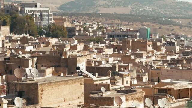 Fes Buildings Around The Tannery