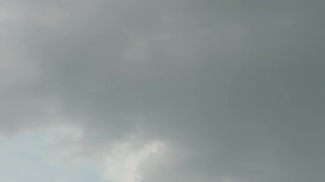 Serene overcast gray canopy. Simple overcast sky with soft shades and minimal texture. Unadorned flat clouded sky exhibiting subdued gray shades and delicate surface patterns