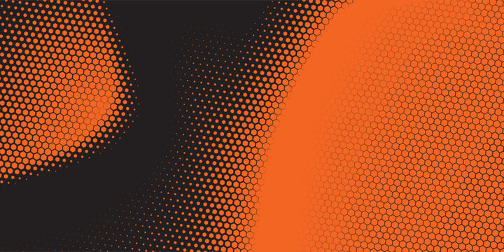 Seamless honeycomb grid background, hexagonal abstract repeating pattern texture - stock vector
