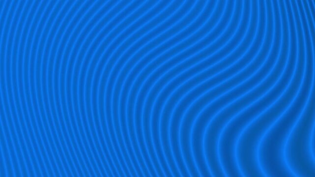 Blue glowing wavy lines smoothly animate as an abstract looping background.