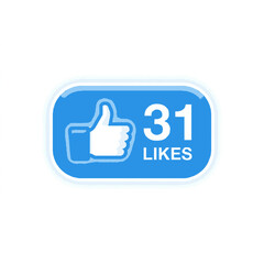 Obraz premium Thumb up sign, a representation of approval, and support for social media