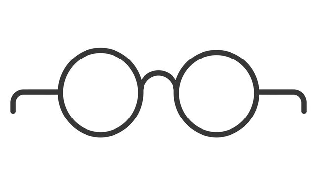 Round Wire Frame Spectacles Glasses.