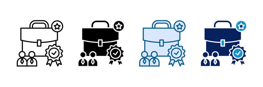 Employee Experience Icon Set Multiple Style Collection