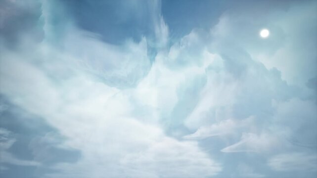 Chaotic Skies On The Background 45