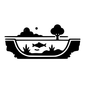 boat in the sea vector
