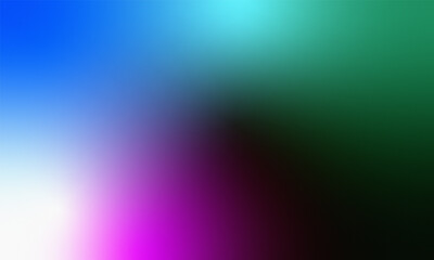 Obraz premium Abstract Grainy Gradient Background with Vibrant Neon Colors, Smooth Blurred Mesh Texture, Modern Colorful Backdrop for UI, Poster, Branding and Digital Design