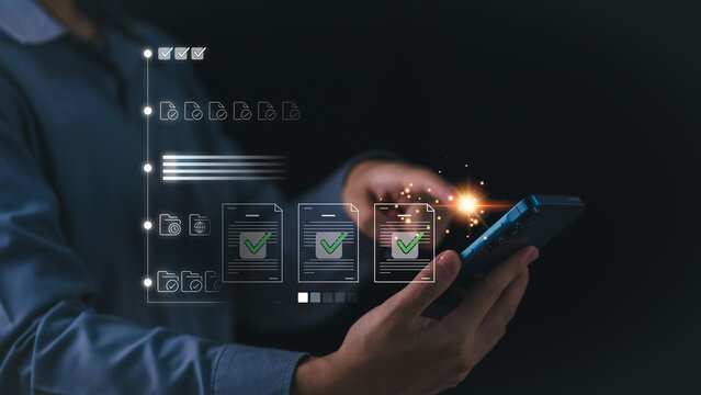 quality control manager uses smart checklist, approval workflow, document verification, process automation, compliance tracking, digital forms, task monitoring to ensure accuracy ,efficient operations