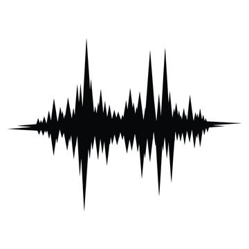 Sound Wave Audio Signal Pattern.