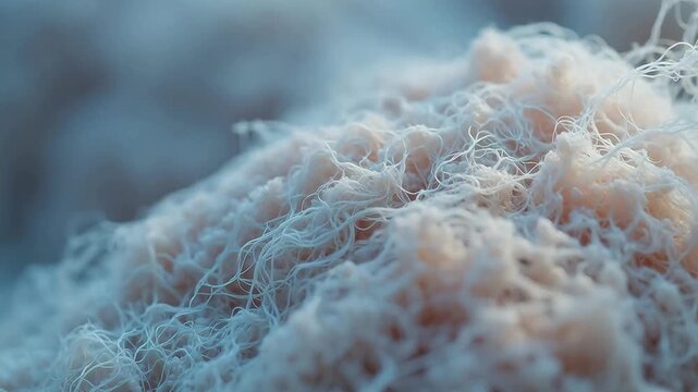 Closeup of fibrous material texture