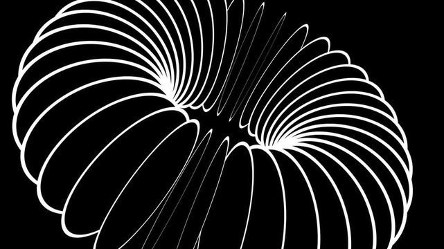 Spinning 3D circles animation in after effects