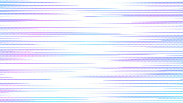 コミック風のスピード感ある横に流れる流線背景