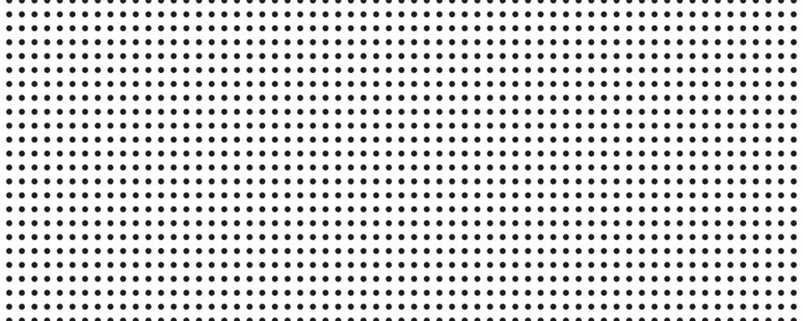 Metal mesh. Perforated steel. Circle hole in steel plate. Iron sieve. Seamless background. Dot pattern print. Vector&nbsp;illustration