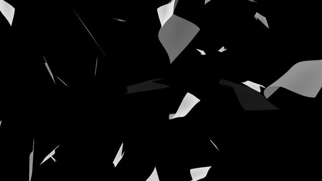 White paper falling from above overlay, black background, Flying White Paper in the Wind With Luma Matte,
Pages falling white paper book literature business school 4k
