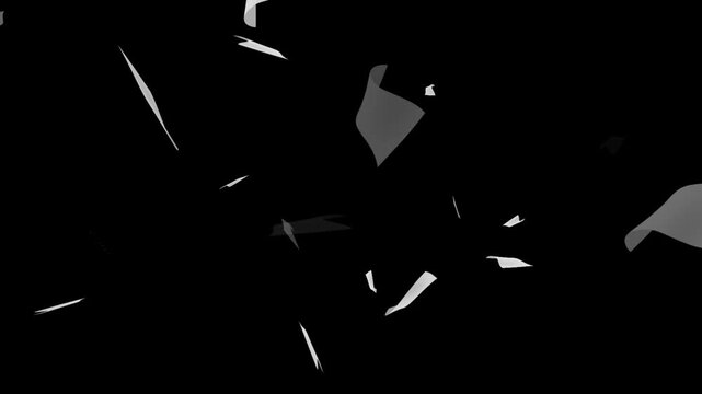 White paper falling from above overlay, black background, Flying White Paper in the Wind With Luma Matte,
Pages falling white paper book literature business school 4k