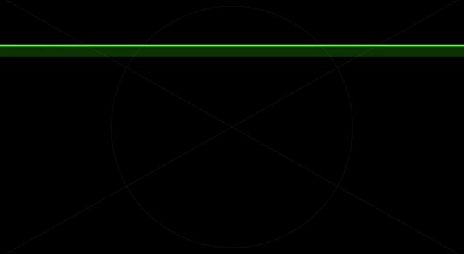 Green laser line scanning abstract animation