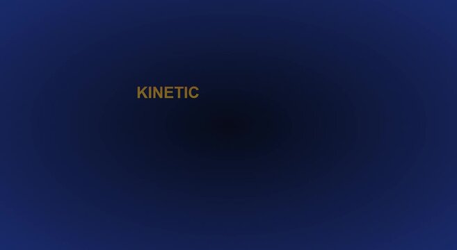 Kinetic typography motion animation background