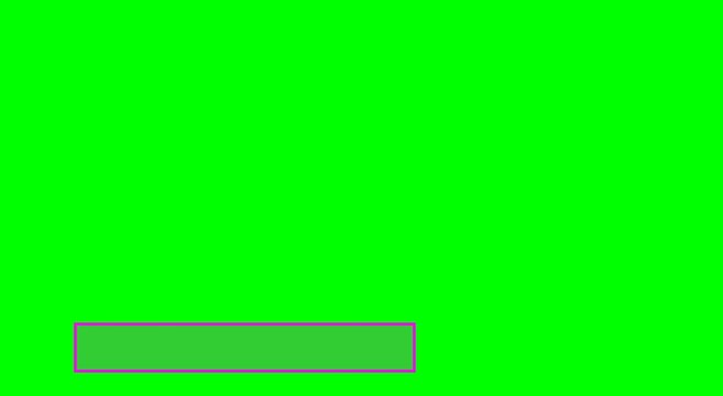 Lower third text box overlay green animation
