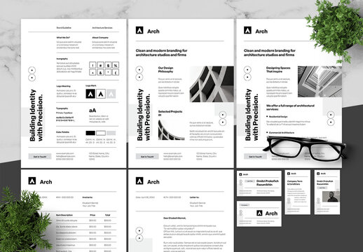 Gray Black Architecture Service Brand Guidelines
