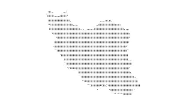 Iran Country Map Vector Illustration with dotted, Border, and Geographic Shape Featuring Middle East Region, Persian Identity, and Political Design for Travel, Cartography, and Atlas Use