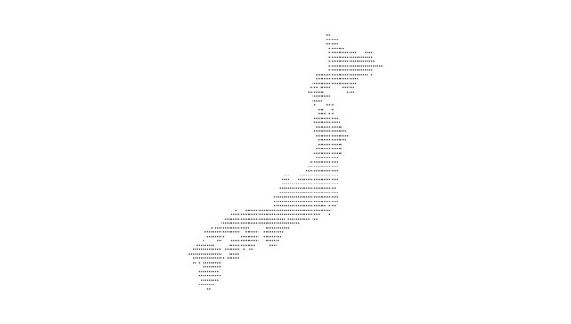 Japan Country Map Vector Illustration with dotted, Border, and Geographic Shape Featuring Tokyo Capital and East Asia Region for Travel, Cartography, Atlas, and Modern Design Use
