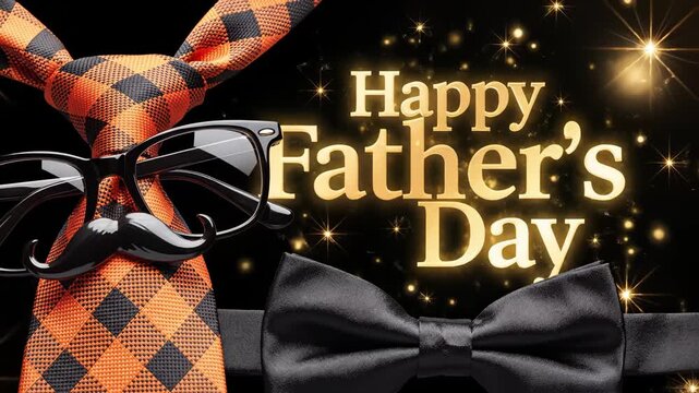 Fathers Day tie glasses bowtie ideal for lifestyle branding and social media storytelling