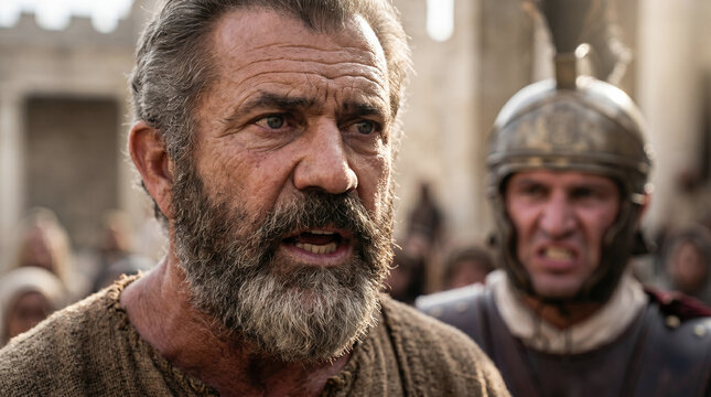 Apostle Peter and John preaching to people in Jerusalem temple court while facing confrontation by Sadducees and guards. Biblical scene from Acts of the Apostles showing faith and conflict 