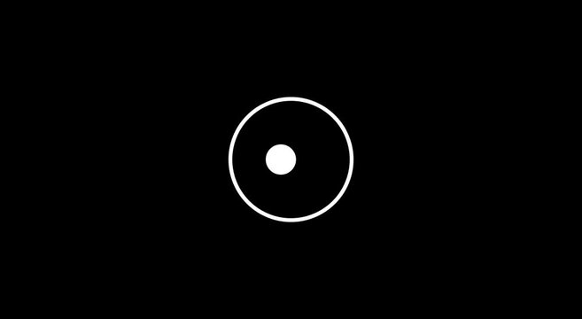 Minimalist loading spinner animation