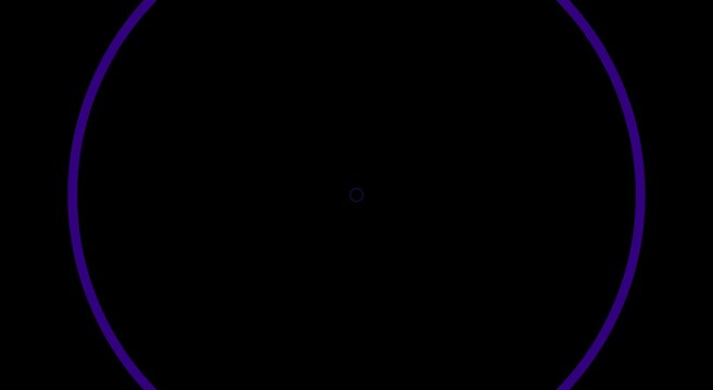 Neon purple circular pulse motion animation