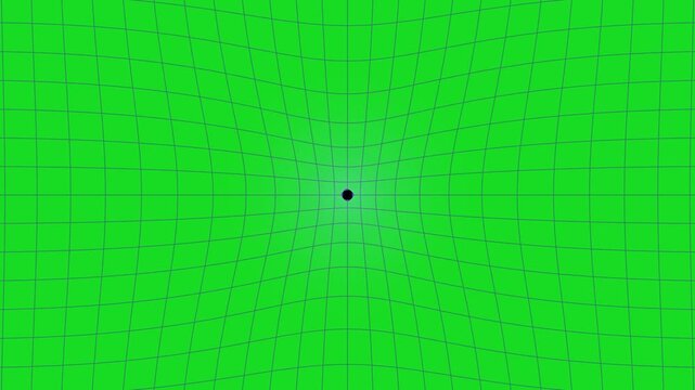 Gravity Well Depicts Spacetime Curvature Visual Background Concept