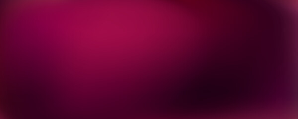 Dark plum color gradient background. Blurred smooth deep red backdrop. Abstract cherry gradation wallpaper. Luxury elegant burgundy texture for banner, flyer, presentation. Vector illustration © vika_k