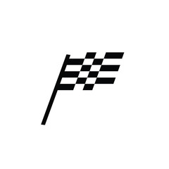 Fototapeta premium Racing flag checkered vector design