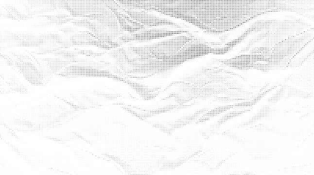 Close-up of crumpled white paper with textured surface details