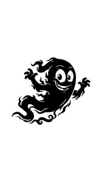 Adorable chibi Halloween characters featuring witch, vampire, grim reaper, zombie, and pumpkin in cute anime cartoon style. Great for sticker pack, merchandise, greeting card, printable, and digital c