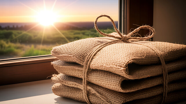 towels on the beach