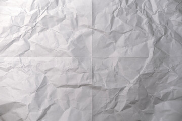 Naklejka premium Grunge wrinkled white color paper textured background. Copy space