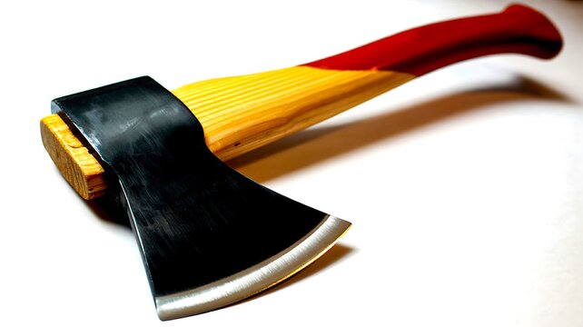 Axe tool isolated on white background representing work and industry equipment